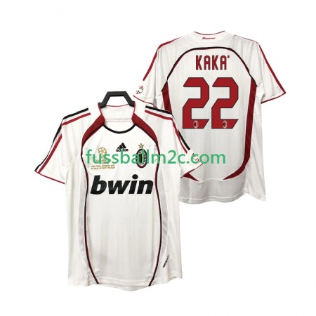 Fußballtrikots AC Mailand KAKA 22 2006 2007 Retro Auswärts Trikotsatz Fußballtrikots AC Mailand KAKA 22 2006 2007 Retro Auswärts Trikotsatz